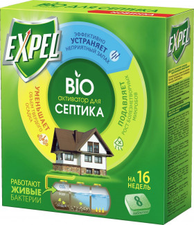 Expel Биоактиватор д/септиков ,8 табл в уп./8