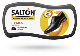 Губка Волна д/гл кожи Черная/18//72