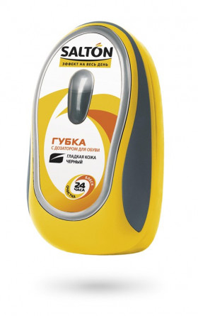 Губка с дозатором д/гл кожи Черная/24