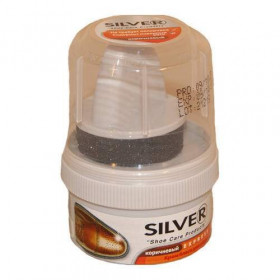 банка 50 мл. для кожи коричневая КS2001-02 12\48