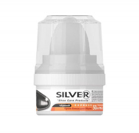 банка 50 мл. для кожи черный KS2005-01/KS2001-01/48шт