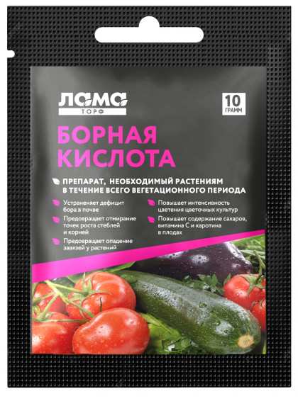 Борная кислота 50г Лама Торф/ 60шт