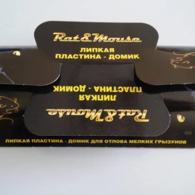 Клеевая ловушка Rat&Mouse домик-липкая лента для отлова мелких грызунов\100 шт