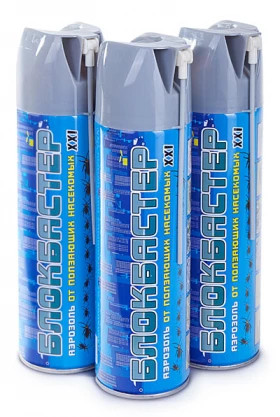 Блокбастер Аэрозоль от ползающих насекомых 1000 см куб \6\ВХ