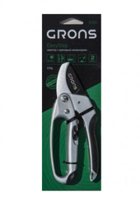 Секатор с храп. механ.Grons/E005
