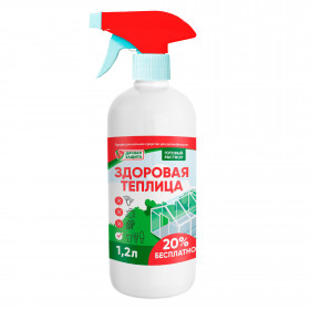 Здоровая теплица - антисептик для теплиц с распылителем, 1,2л  - Удачная защита /12шт Биомастер