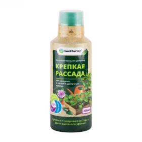 ЖКУ Крепкая рассада 0,35л органоминеральное удобрение с микроэлементами /15шт Биомастер