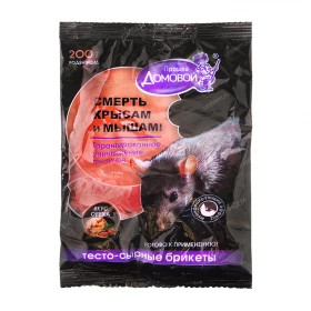 Домовой Прошка тестосырный брикет вкус орех 200гр/24.шт 4607005241405