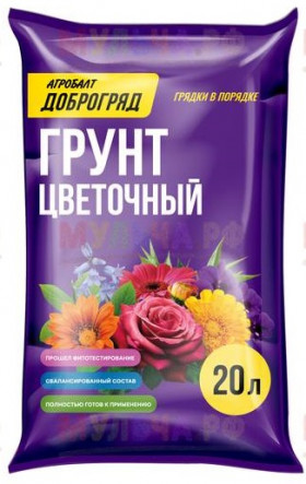 Цветочный 20л / 100шт Доброгряд