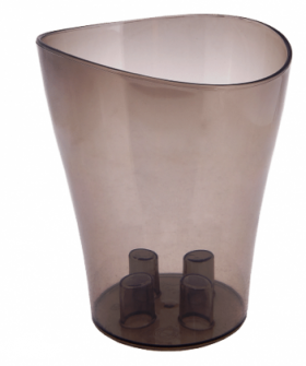 Ника для орхидей 16*19 коричневый-прозрачный/10шт