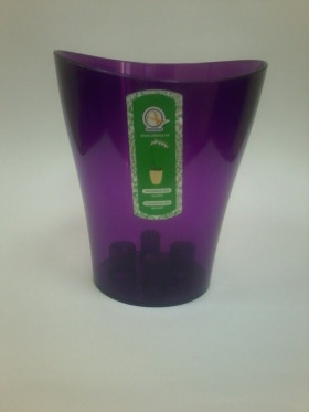 Ника для орхидей 16*19 фиолетовый-прозрачный/10шт