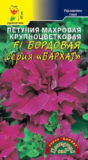 Бархат Бордовая/Цветущий Сад