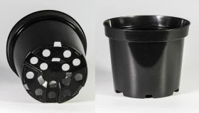 Круглый 11х7,5 0,5 л укороч.формиров. черный \1560 шт