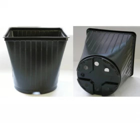 Квадратно-Круглый 13*13*13см V 1,6л формов.черный 1,35 /864 шт