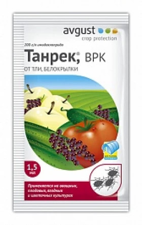 Танрек от тли 1,5мл.пакет \200шт\Август