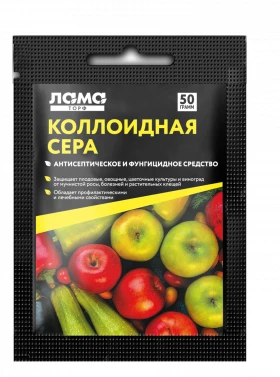 Сера коллоидная 50гр / 80шт Лама торф