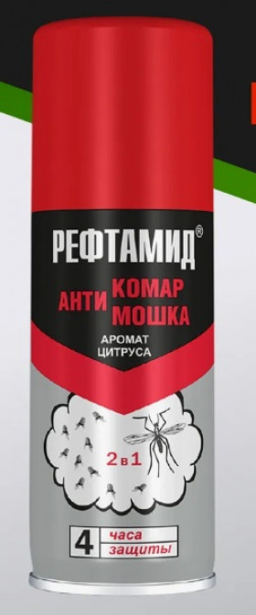 Аэрозоль от комаров и мошек100мл\15шт\Сибиар