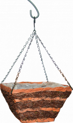 Кашпо Корзина плетеное из ротанга d-30 см /10 шт Техно