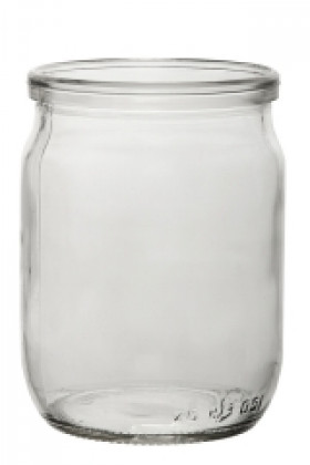 Стеклобанка без резьбы 500мл СКО-82/15шт/2430шт/ИП Мочалов