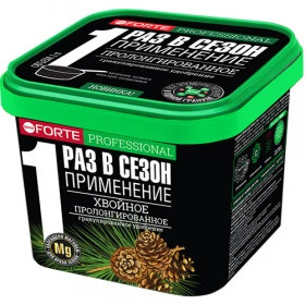 Bona Forte Хвойное с биодоступным кремнием Удобрение сухое гранулир.пролонг. ведро 1л/12