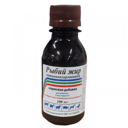 Рыбий жир витаминизированный (100мл) (пластик) (вс) /28шт Капитал Прок
