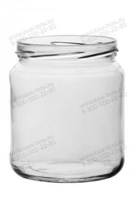 Стеклобанка с резьбой 440мл КБ165-В82Б/24 шт/КамышинТара