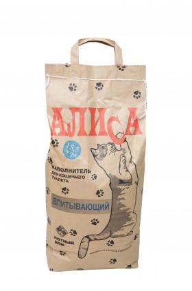 Наполнитель АЛИСА 15л ЭКОНОМ  впитывающий