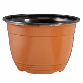 Кашпо № 21 МТЕ с переливом  3,7 л терра
