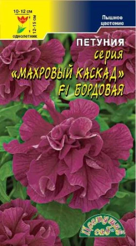 Каскад бордовая махр./Цветущий Сад