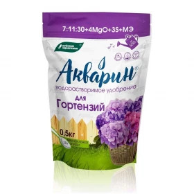 Акварин для гортензий марка 1 дой-пак 0,5 кг\12 шт Буй