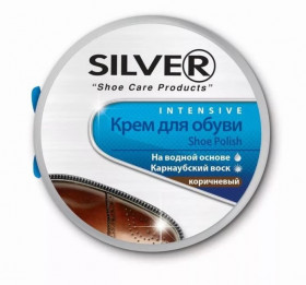 Крем для обуви 50 мл коричневый жб банка CL2003-02 48 шт/уп