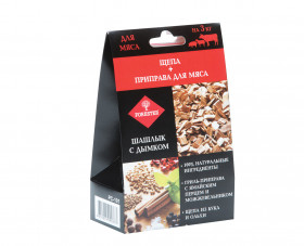 Шашлык с дымком, Щепа для копчения+приправа для маринования МЯСА/16