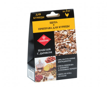 Шашлык с дымком, Щепа для копчения+приправа для маринования Курицы/16