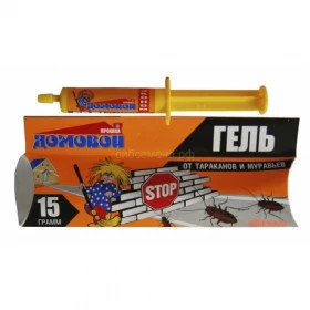 Домовой-гель (шприц 15 мл) от тар. и муравьев/50шт