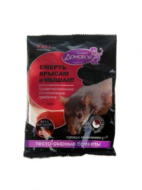 Домовой Прошка тестосырный брикет вкус копч.мясо 100г (40шт) 4607005241139