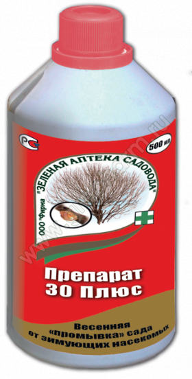 Препарат 30 плюс 0,5л ЗЕЛЕНАЯ АПТЕКА 11 шт/кор