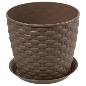 Ротанг 16*15 темно коричневый /5шт