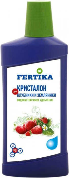 ФЕРТИКА Кристалон для клубники и земляники жидкий 500 мл мин удобрение\20 шт