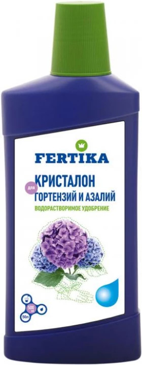 Кристалон для гортензий и азалий жидкий 500 мл \20 шт
