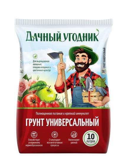 Универсальный 10л 5шт\175 шт Дачный угодник Питэр Пит