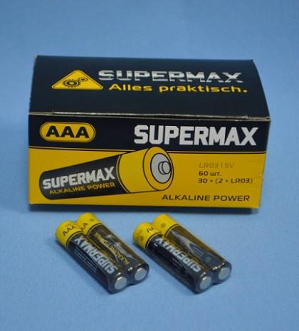 Supermax Alkaline LR03 60\1200