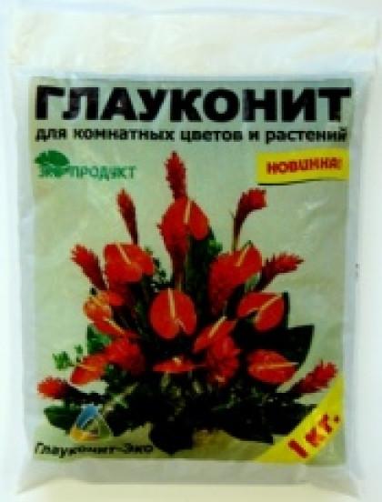 Глауконит для комнатных цветов и растений 1кг\20шт АгроРитейлГрупп