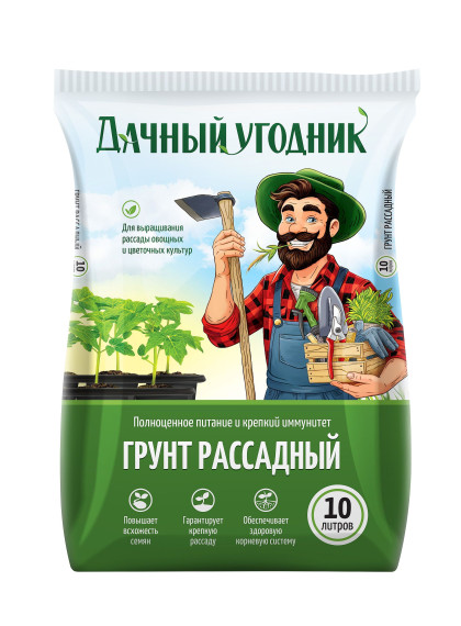 Рассада 10л 5шт\175 шт Дачный угодник Питэр Пит