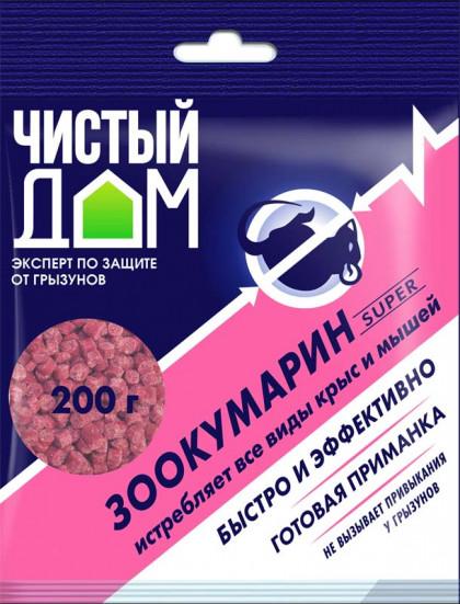 Ч/Д гранулы Зоокумарин Супер 200гр/50шт Техноэкспорт