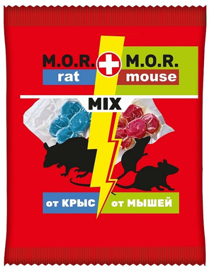M.O.R. (RAT+MOUSE) тесто MIX 300г (упак(20шт)) ВХ