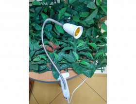 Светильник на прищепке и гибкой ножке 50 см